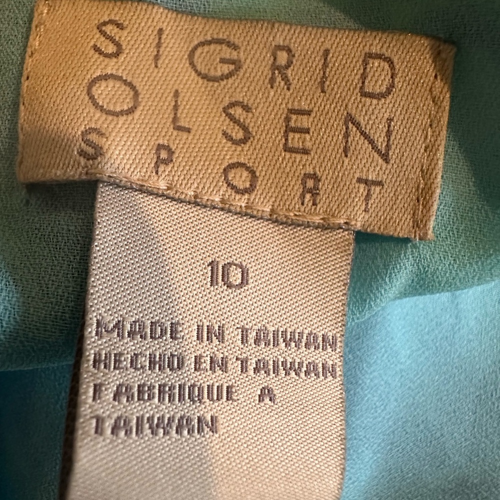 Sigrid Olsen Teal Lightweight dress - Picture 4 of 4